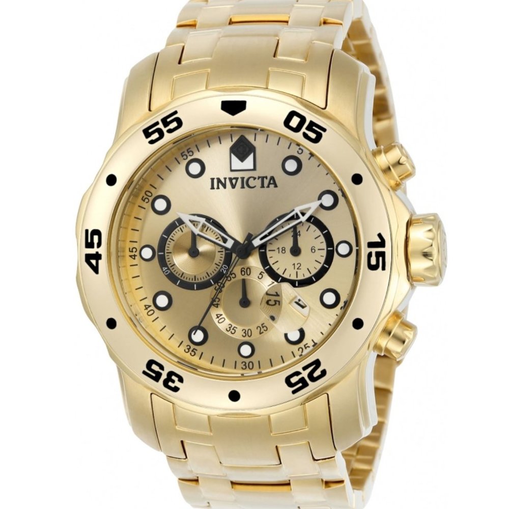18K Gold Plated Invicta Pro Diver SCUBA (NWT)SALE
